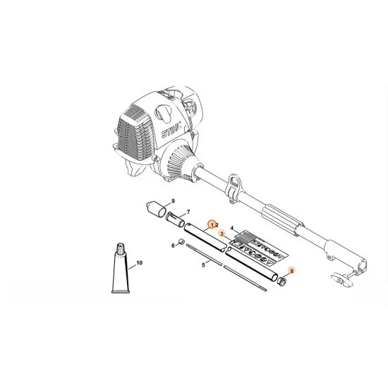 STIHL  Wysięgnik Ø 25,4 mm 4601 710 7104